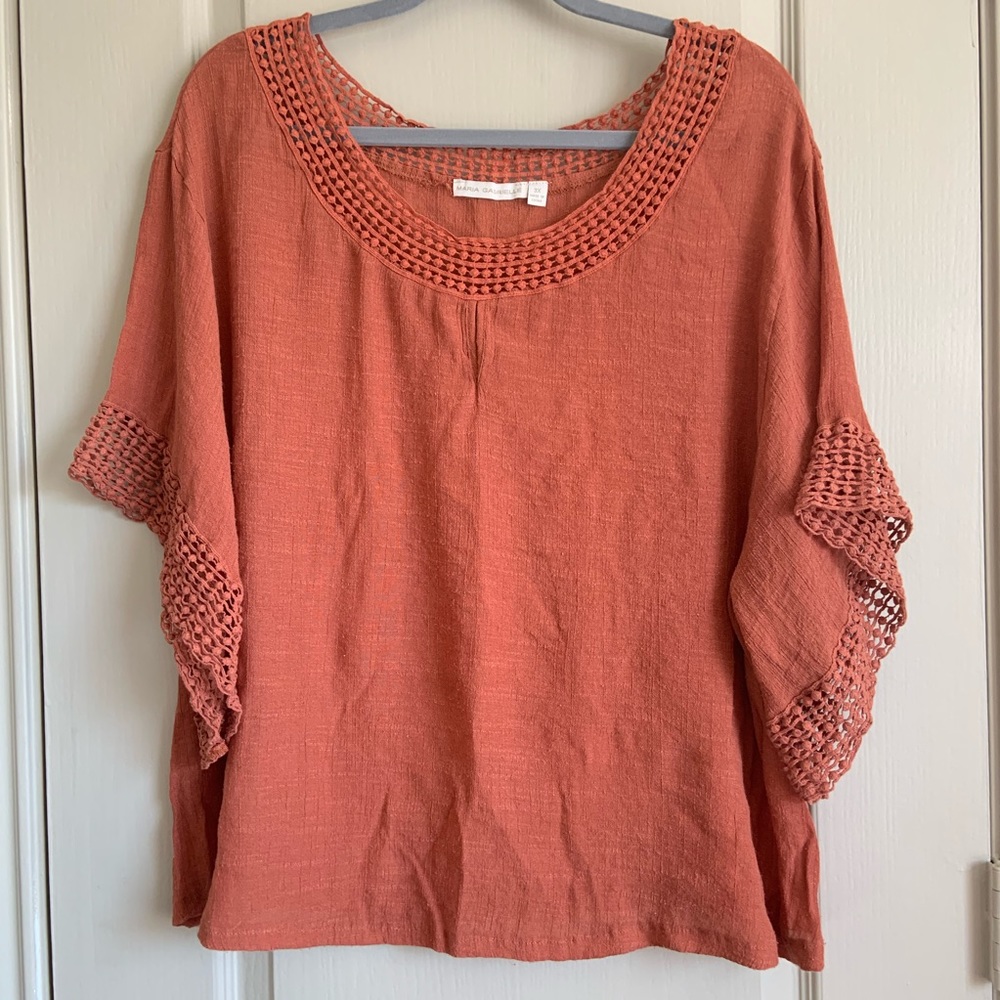 🌟HOST PICK🌟 Plus size burnt orange top
